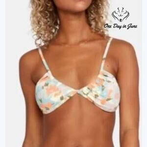 RVCA On The Road Trilette Bikini Top Size L